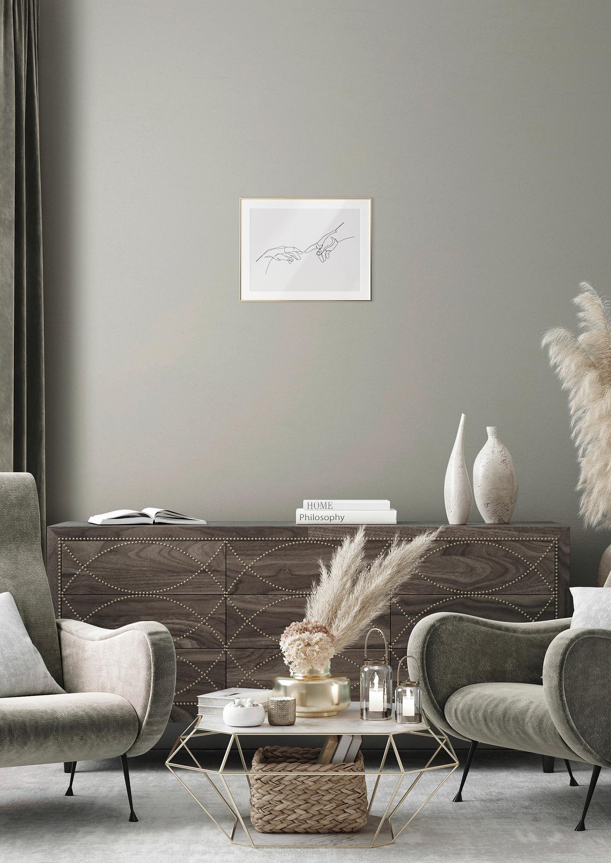 Poster Vincent - večbarvno, papir (30/40cm) - Modern Living