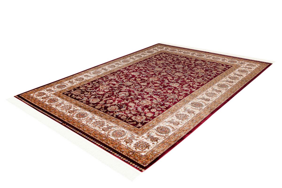 WEBTEPPICH MY BABYLON OF OBSESSION - Hellbraun/Rot, Design, Textil (160/230cm)