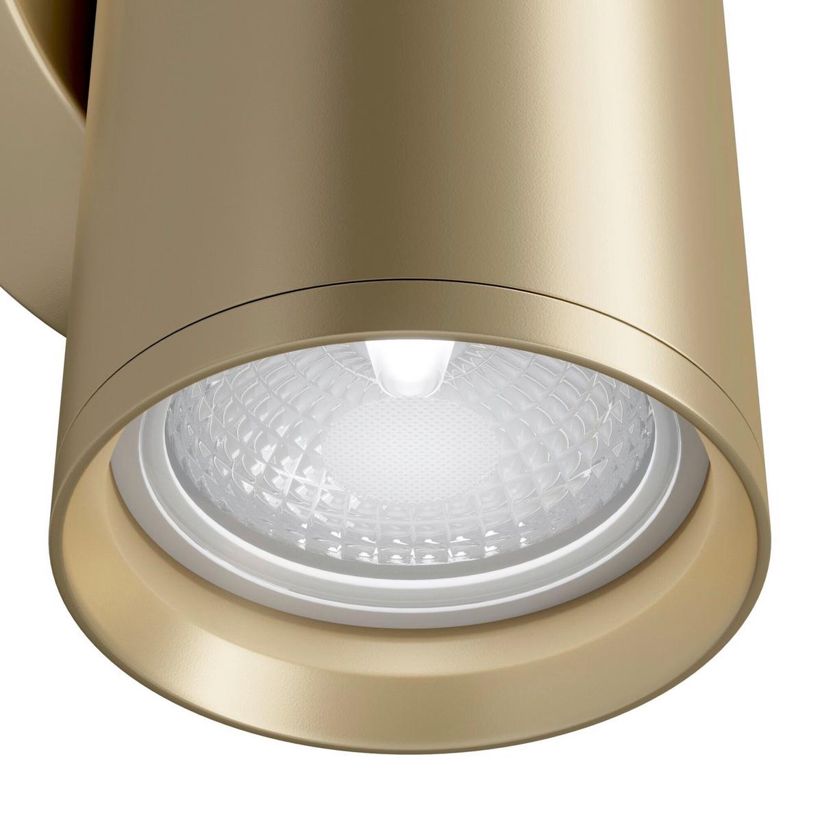 Wandleuchte Focus S Goldfarben max. 10 Watt - Goldfarben, Trend, Metall (15/5,2/6,8cm) - MAYTONI
