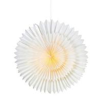 DEKORACJA ŚWIETLNA LED SOLINA 705924 - biały, Basics, papier (75/18/75cm) - Markslöjd