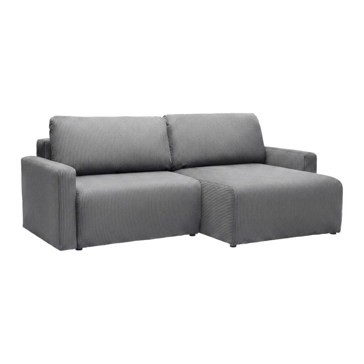 Coltar DAVE -BEST PRICE - gri închis, Modern, textil (227/92/146cm) - Best Price
