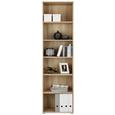 Regal Tempra - aluminij/hrast sonoma, Moderno, kovina/umetna masa (54/198/34cm) - Mömax modern living Regal Tempra - aluminij/hrast sonoma, Moderno, kovina/umetna masa (54/198/34cm) - Mömax modern living