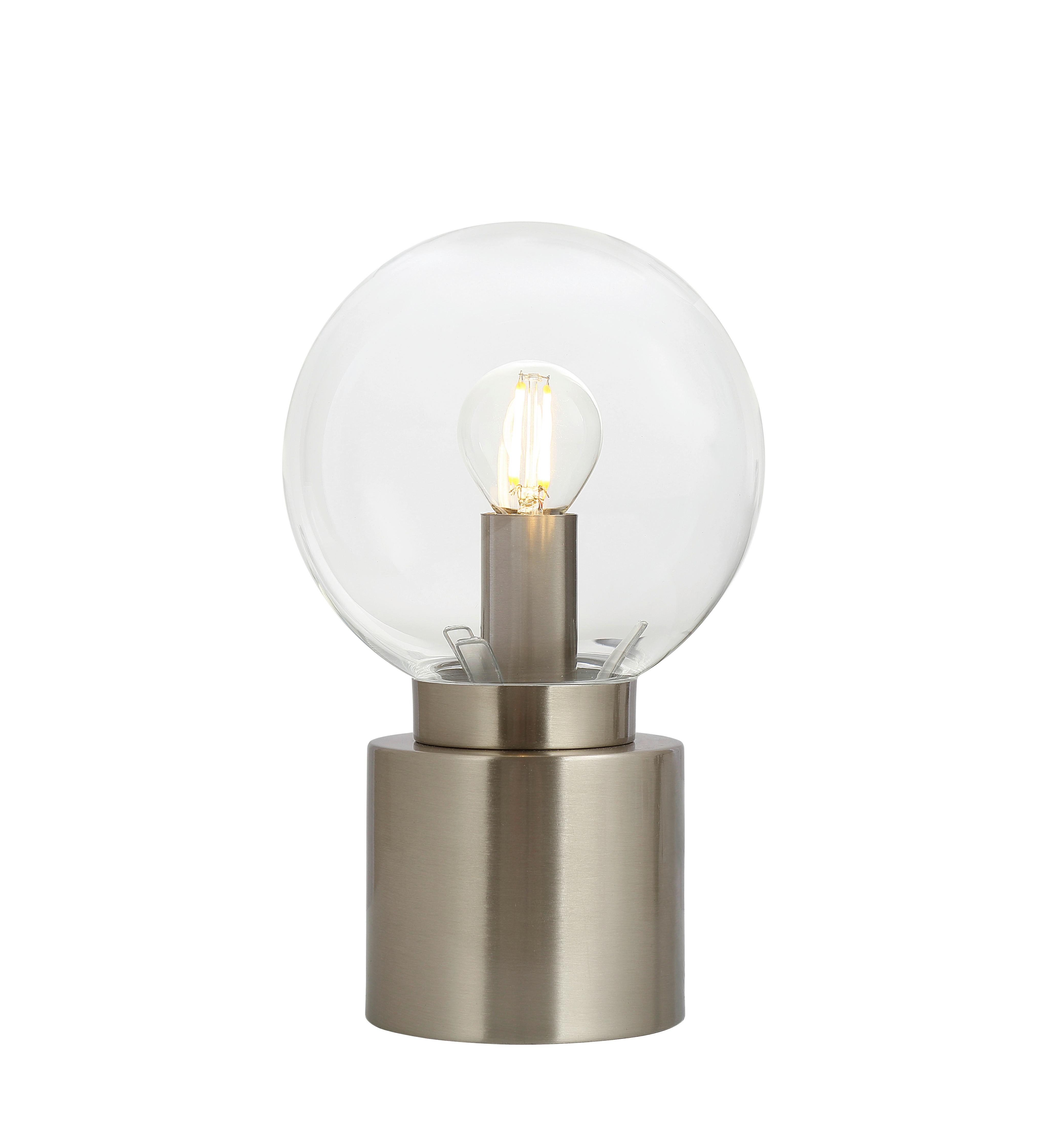Svjetiljka Stolna 21003n Marka - boje nikla/opalna, Design, staklo/metal (15/24,5cm) - Globo