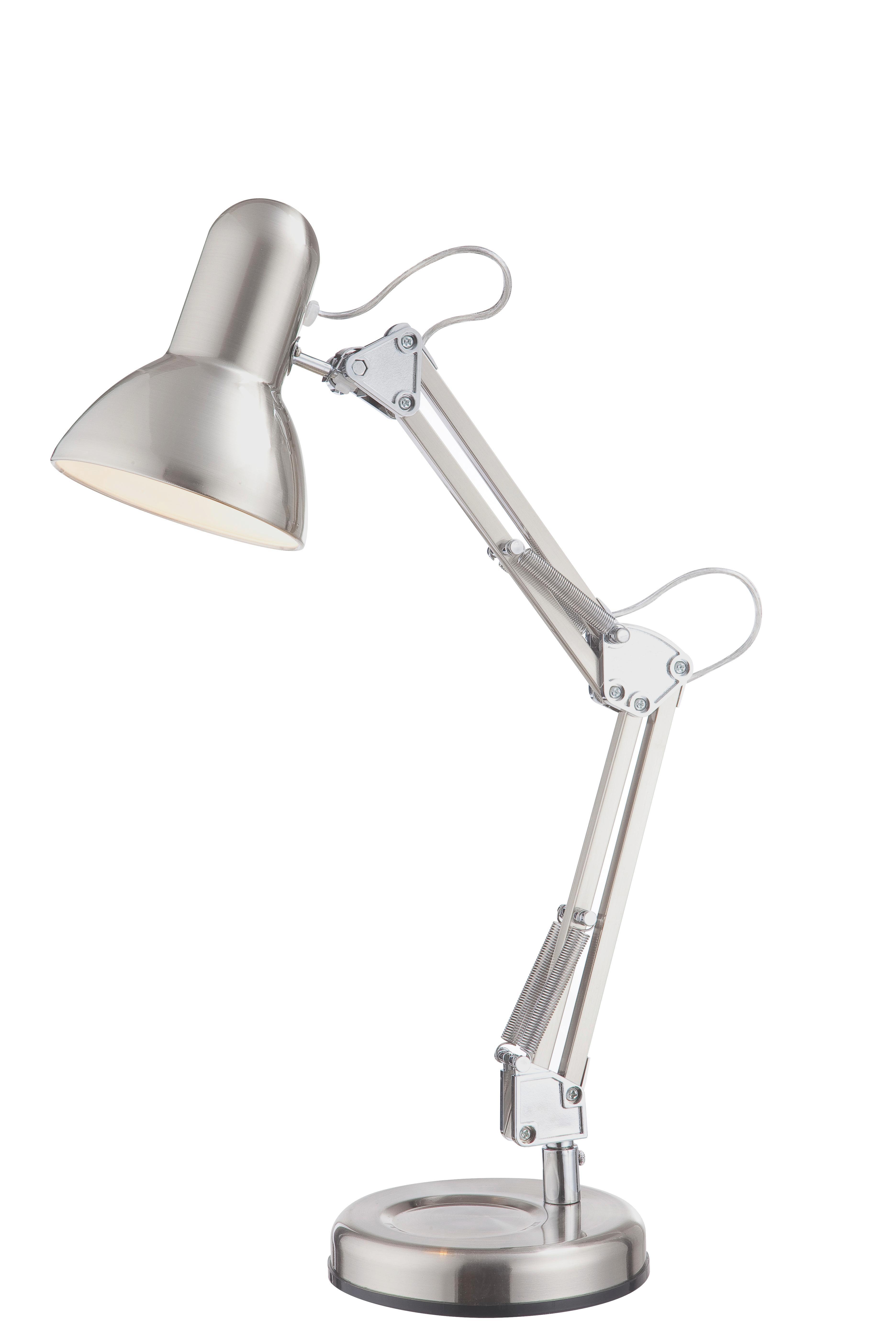 Tischleuchte Julian, max. 40 Watt - Chromfarben, LIFESTYLE, Metall (15,5/58cm) - Mömax modern living