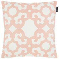 Zierkissen Grace in Rosa/Weiß ca. 45x45cm - Rosa/Weiß, MODERN, Textil (45/45cm) - Mary's