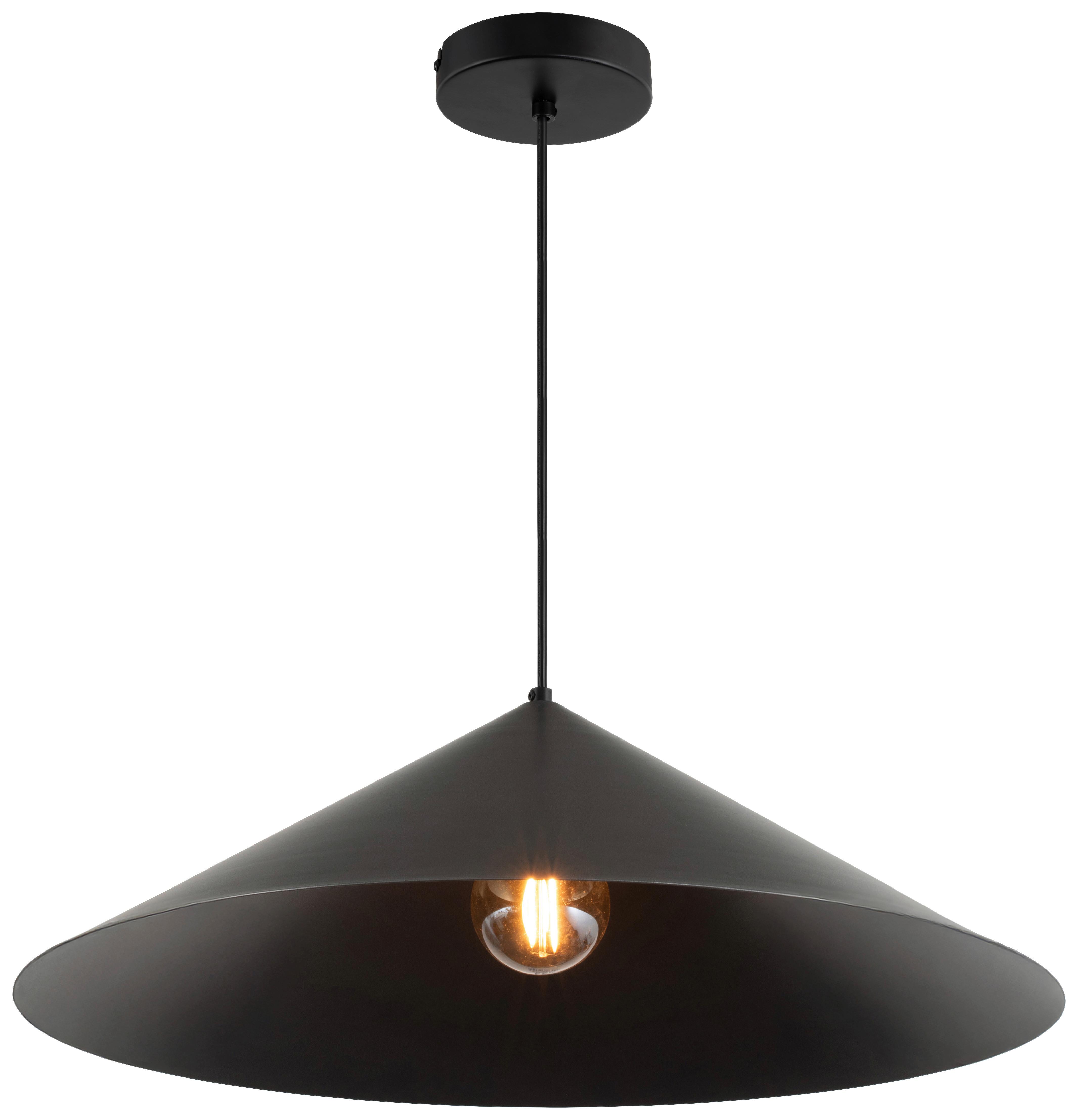 LAMPA WISZĄCA FIBI - czarny/ciemnoszary, Design, metal (60/120cm) - Collett's Monde