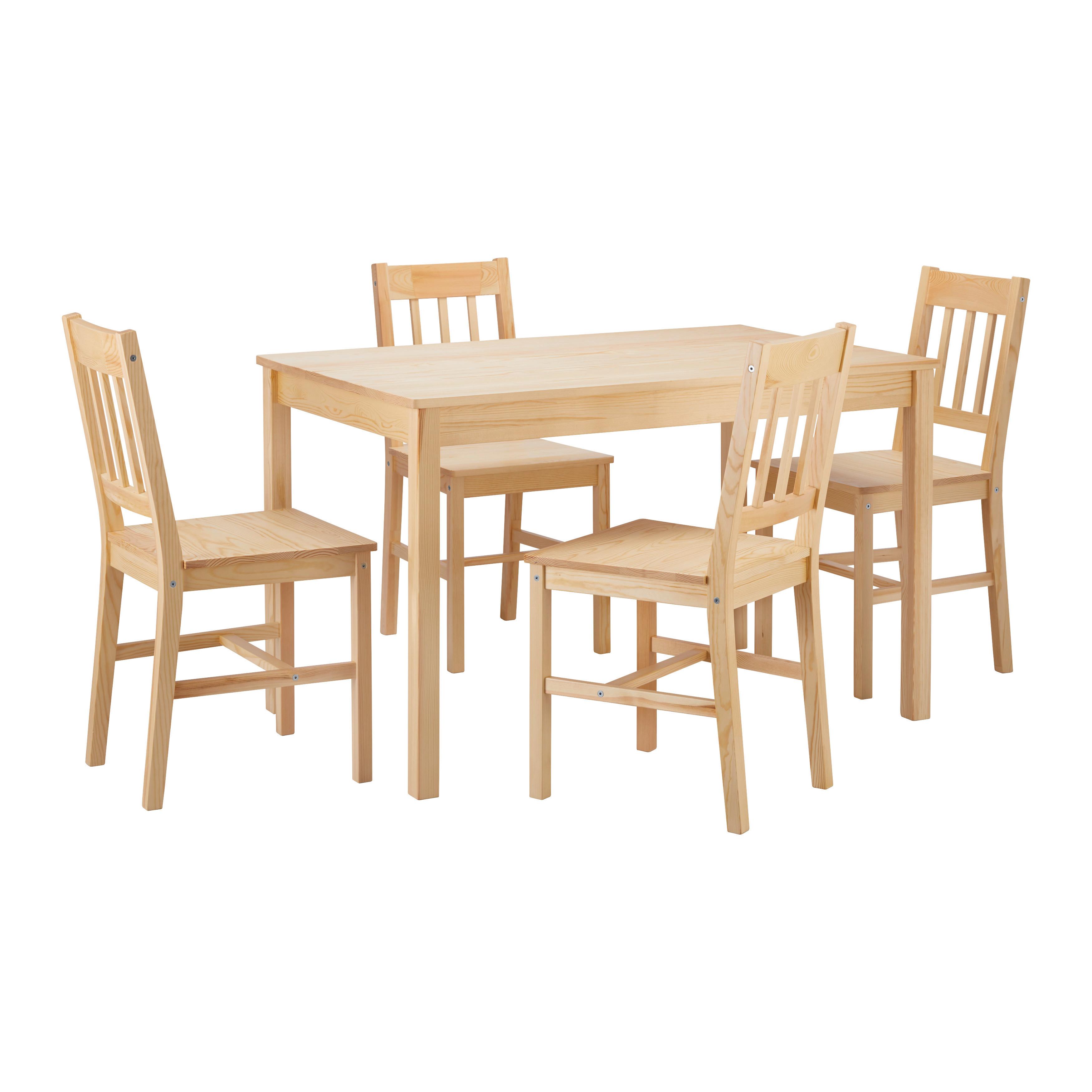 Sitzgruppe Amira in Naturfarben ca. 118x43cm - Naturfarben, MODERN, Holz (118/43/75/40.5/73/86cm) - Bessagi Home