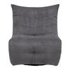 RELAXFÅTÖLJ ALURA - mörkgrå/svart, Modern, metall/trä (90/92/90cm) - Bessagi Home