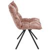 STOL CARLA - svart/rosa, Trend, metall/trä (60/92/66cm) - Mömax