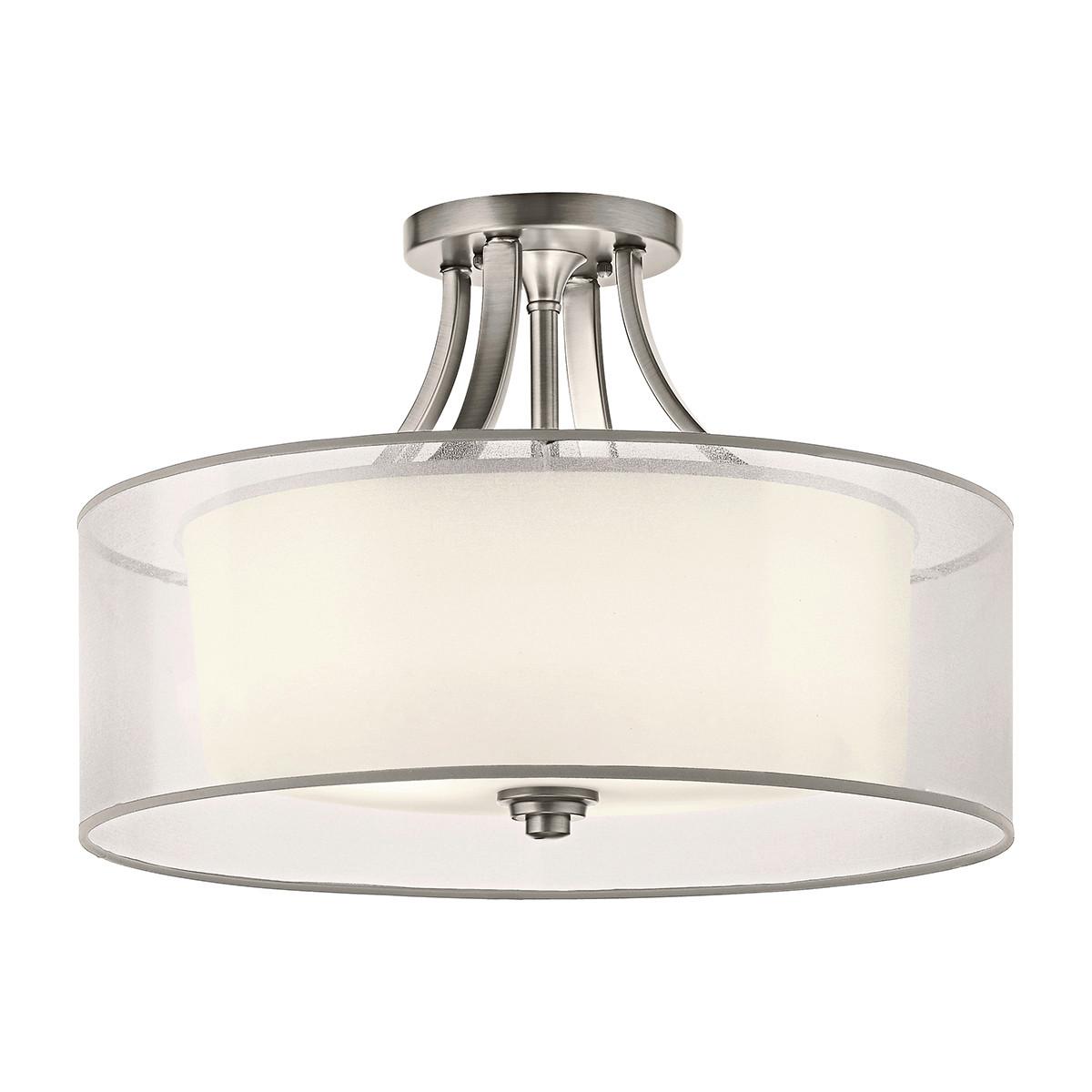 Stropna Svjetiljka  Lacey Kl-Lacey-Sfm-Ap - srebrne boje, Natur, staklo/metal (50.8/33.7cm) - Elstead Lighting