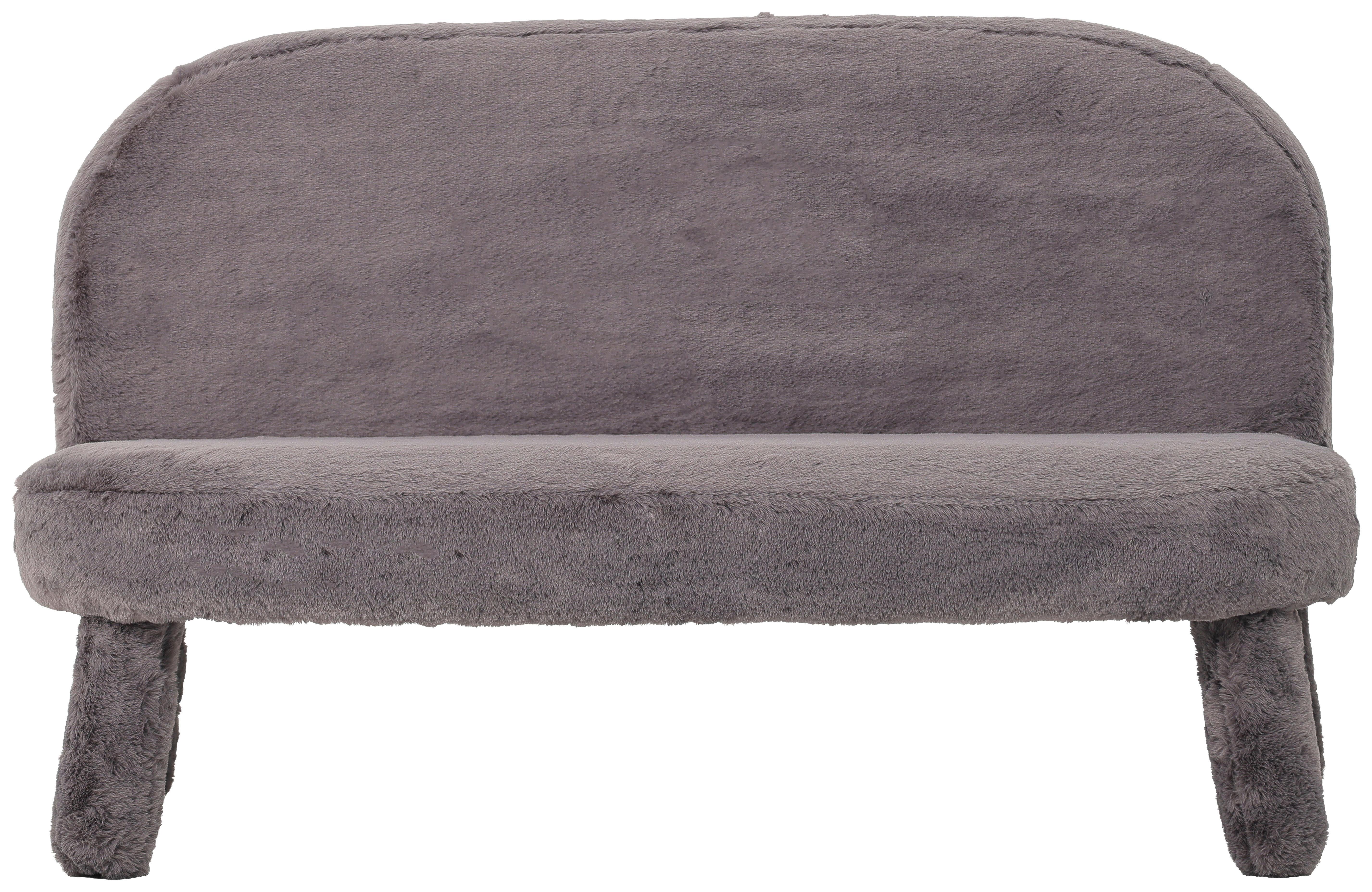 Kindersitzbank Corto Grau - Grau, MODERN, Holz/Textil (84/48/45cm) - Mömax