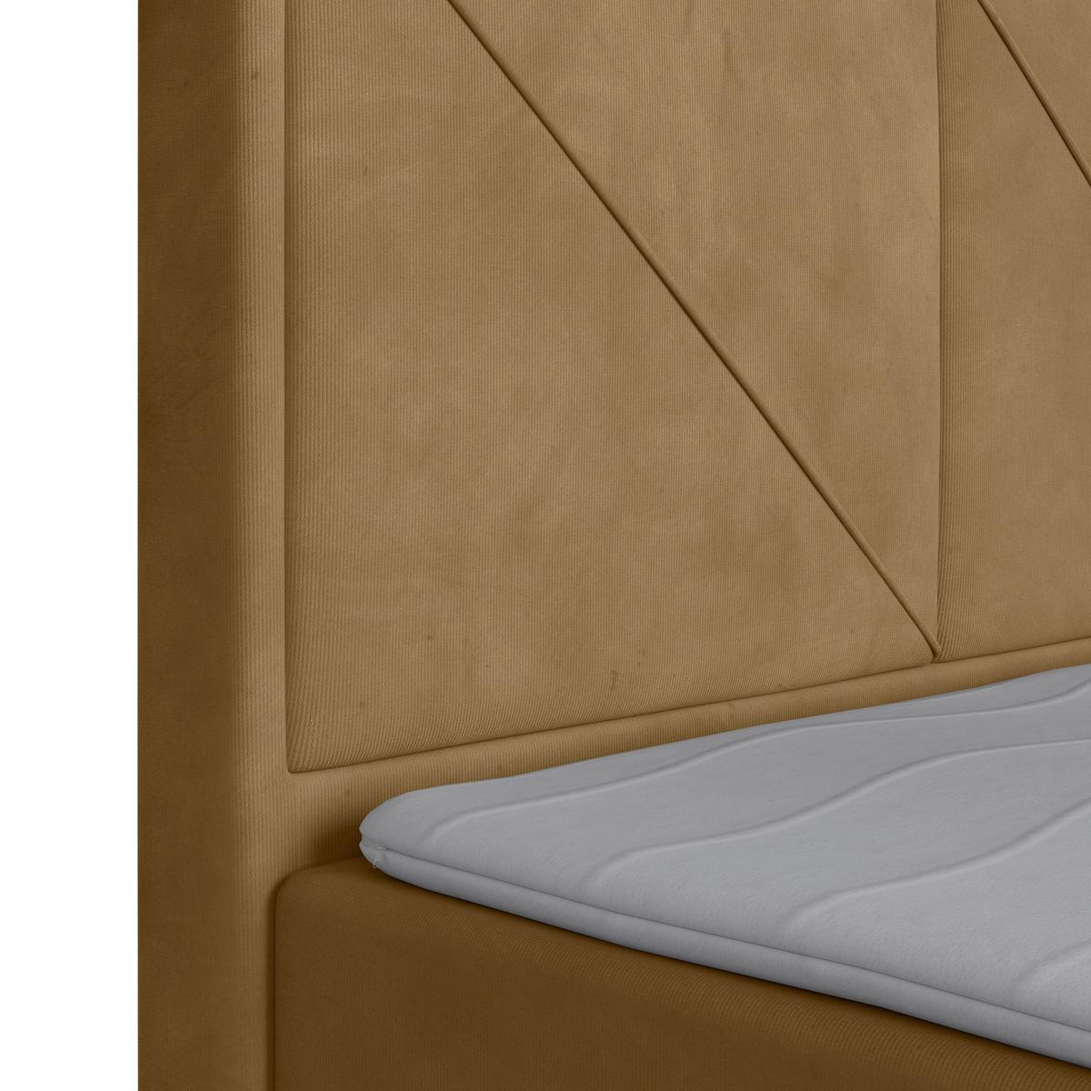 Boxspringbett Bologna ca. 180x200 cm Beige - Beige, MODERN, Holz/Kunststoff (180/200cm) - MID.YOU