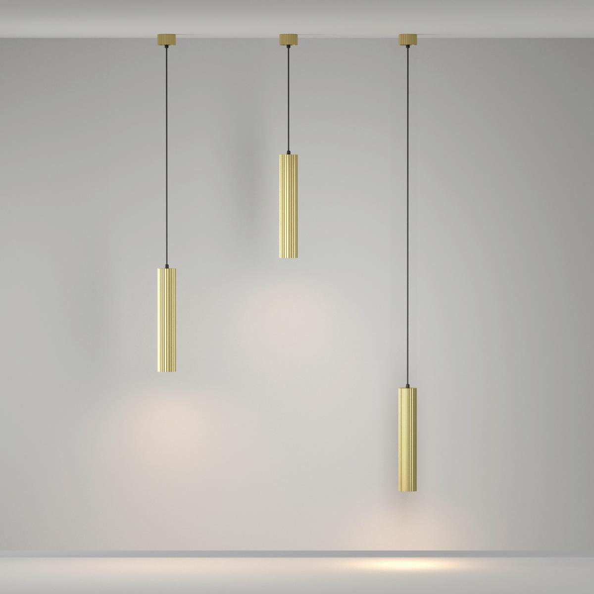 Pendelleuchte P106pl-01-Gu10-Bs - Messingfarben, Design, Metall (5.6/143cm) - MAYTONI