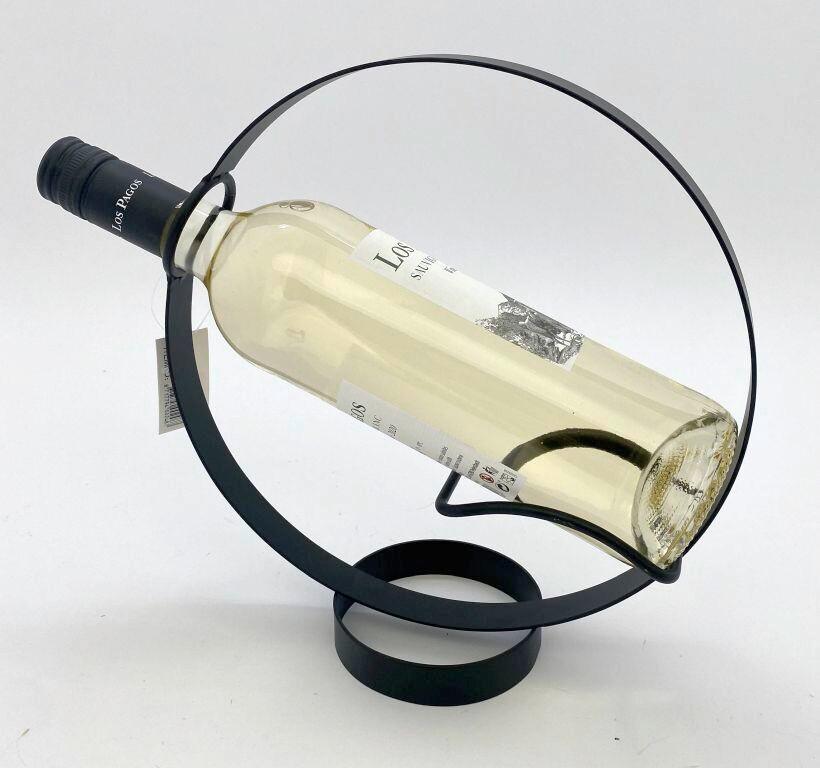 Bortartó Polc Kiki - fekete, Modern, fém (24.7/25.6/9.3cm)