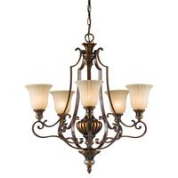 Luster Kelham Fe-Kelham-Hall5-Uplt - brončane boje, Natur, staklo/metal (68.6/86.5cm)