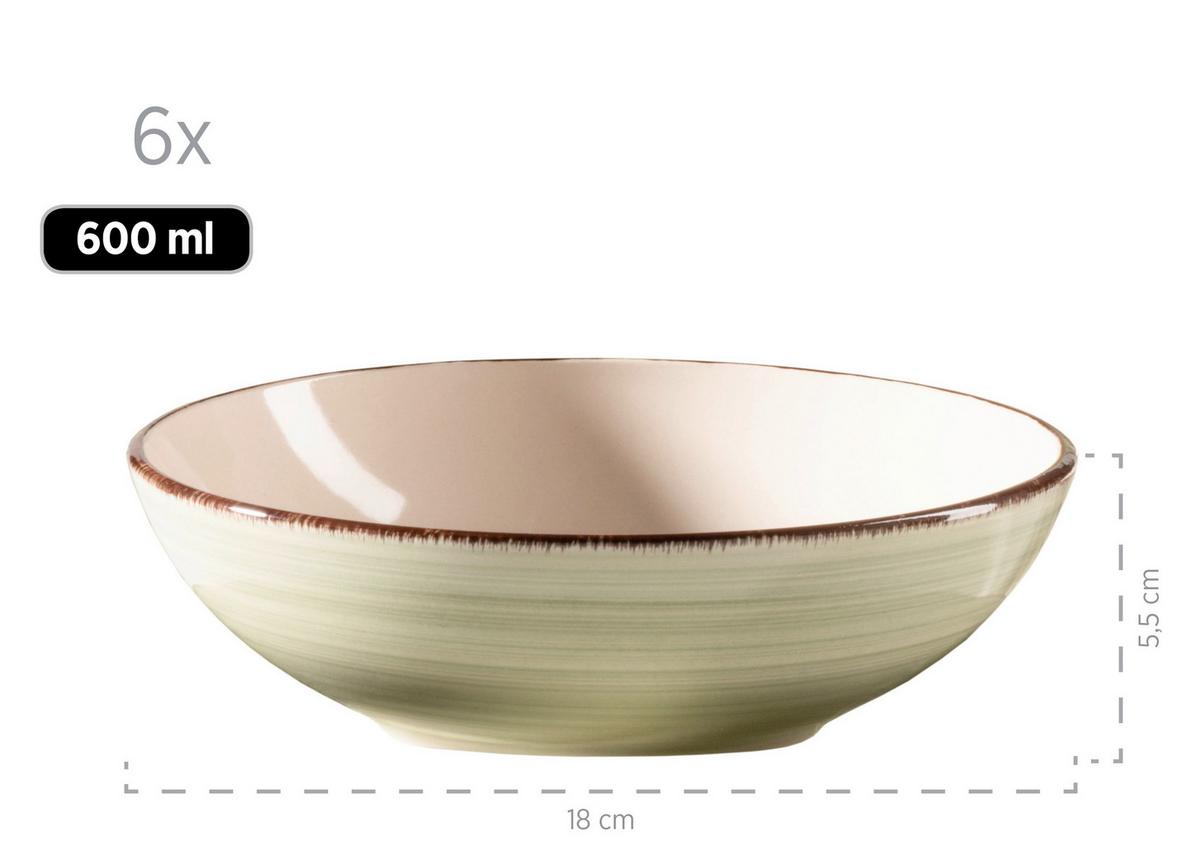 TAFELSERVICE TAFELSERVICE, 931876 - Olivgrün, Basics, Keramik - Mäser