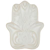 Dekoteller Elony I in Creme - Creme, Basics, Stein (15/12/2cm) - Modern Living