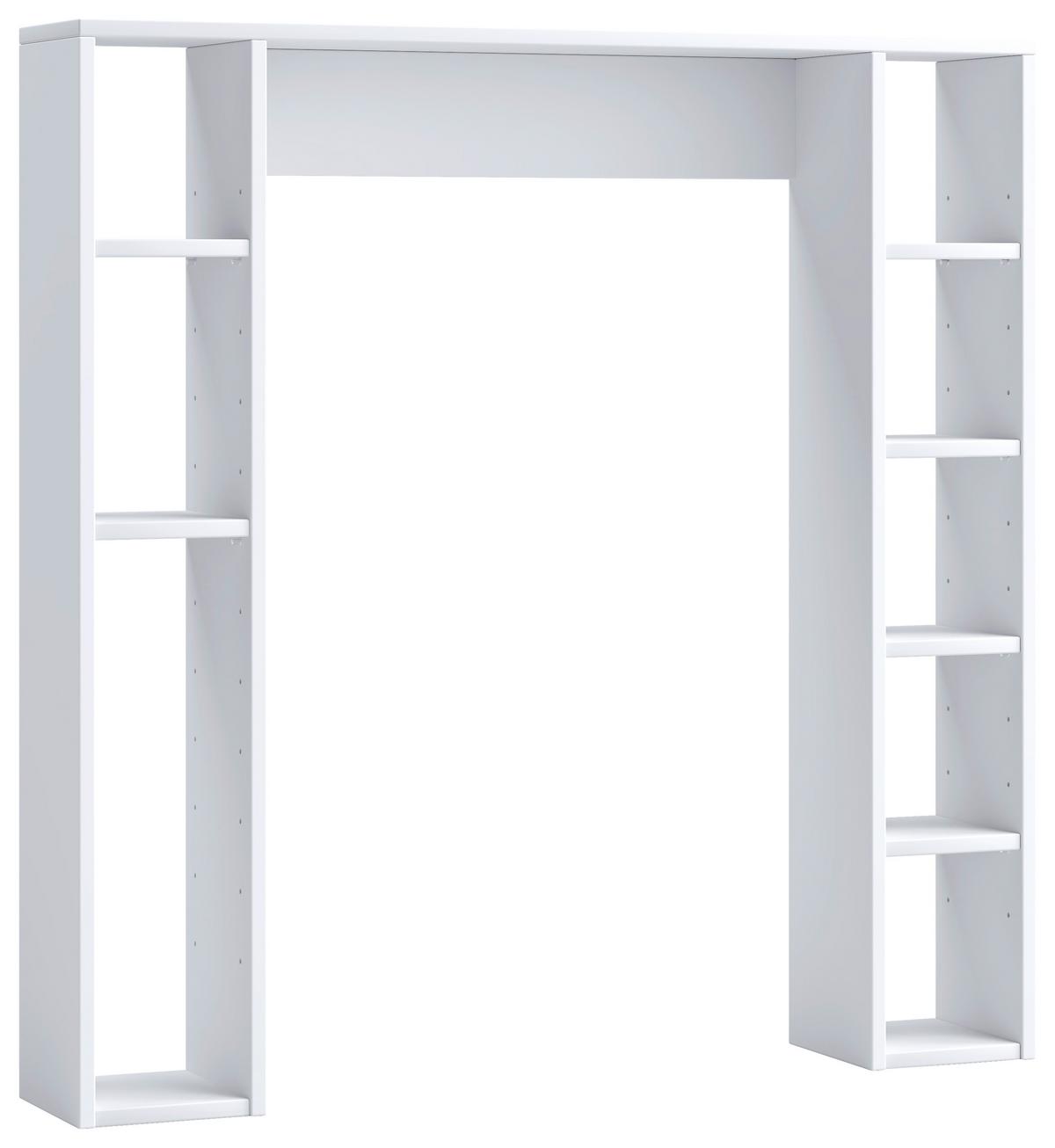 BADEZIMMERREGAL TINOLI M - Weiss, Modern, Holzwerkstoff (98/100/18cm) - MID.YOU