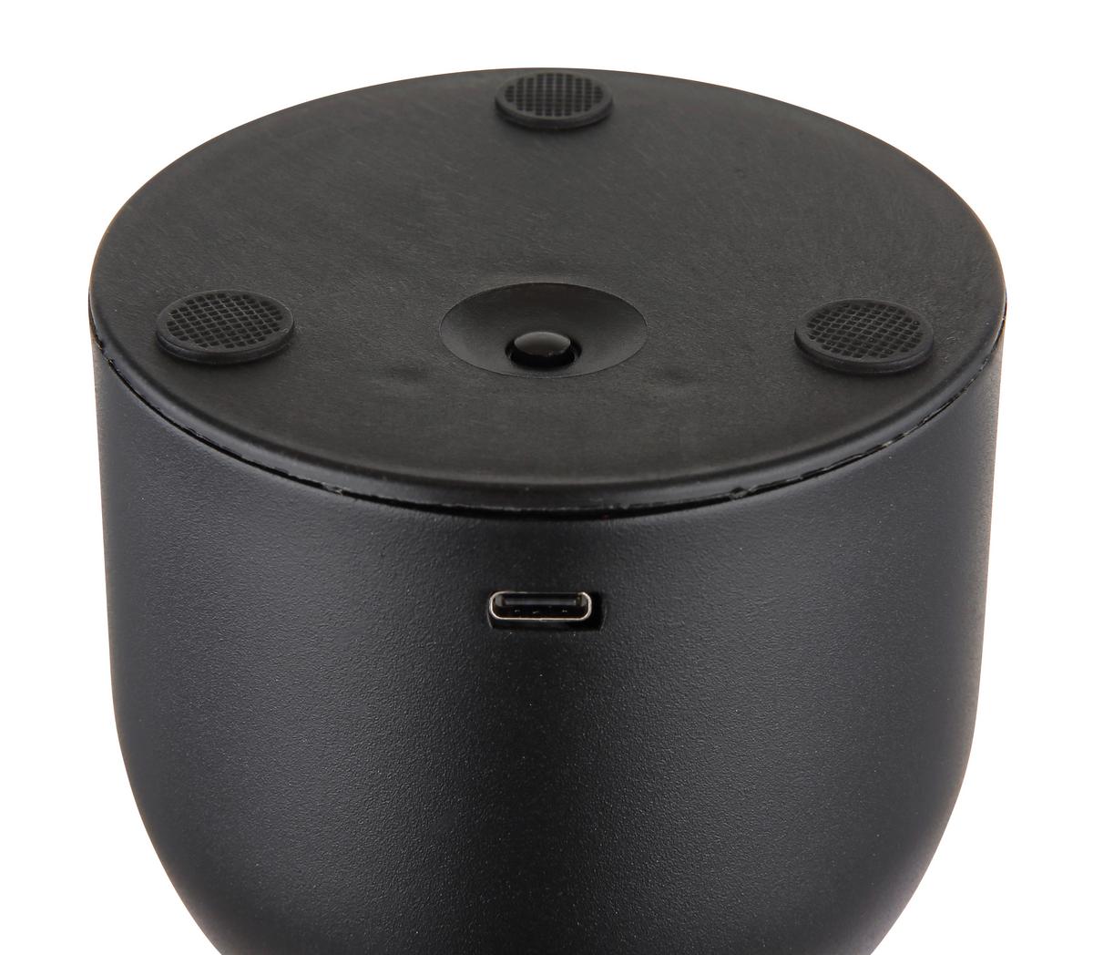 AKKU-TISCHLEUCHTE 21007S - Klar/Weiss, Basics, Kunststoff/Metall (10,5/20cm) - Globo