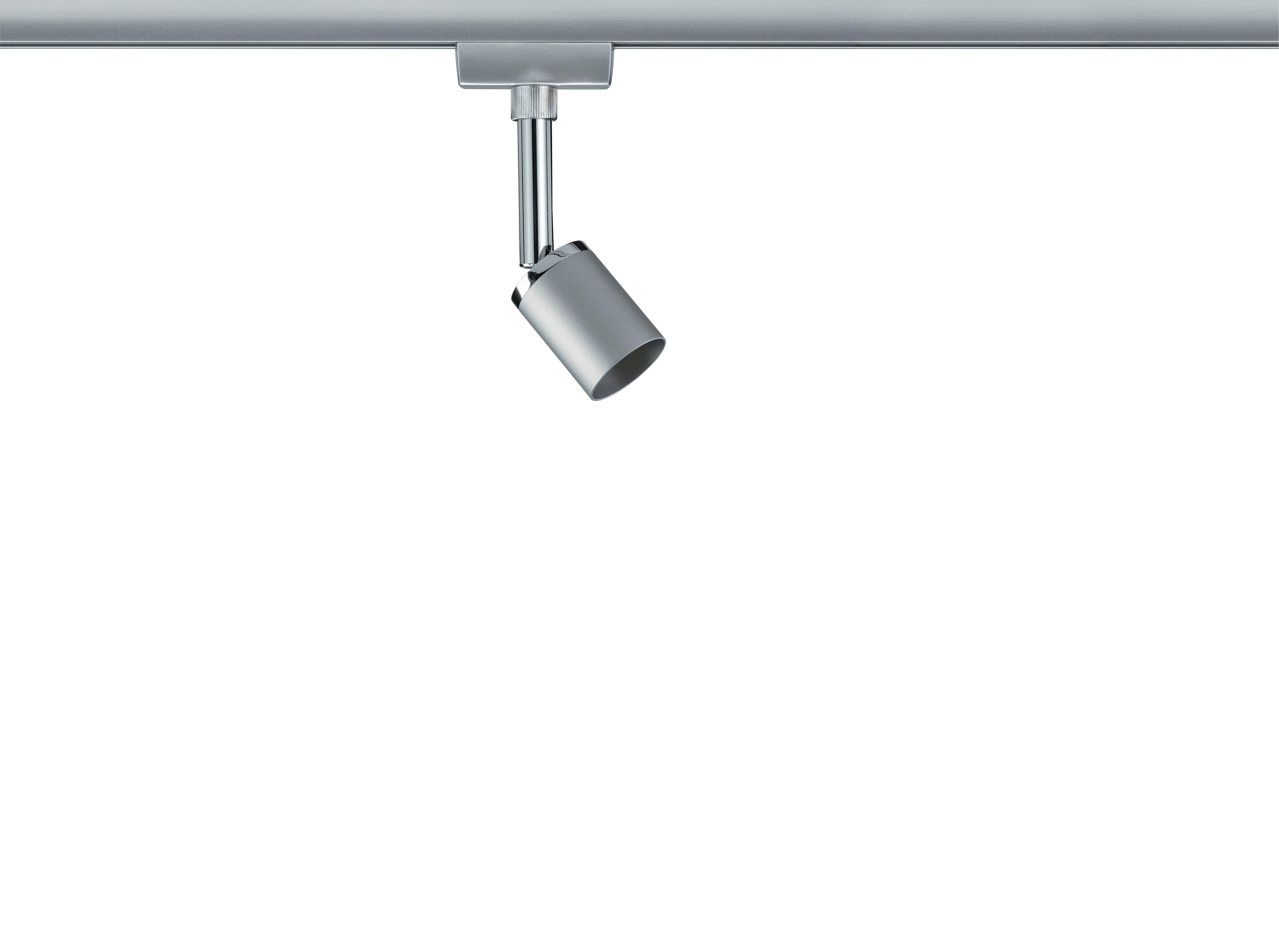 Schienensystem-Strahler Spot Pure II max. 10 Watt - Chromfarben, Design, Metall (11/6,6/5,8cm) - Paulmann