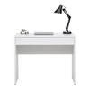 SKRIVBORD ESPRESSO - vit, Modern, trämaterial (100/81,4/40,5cm) - Mömax