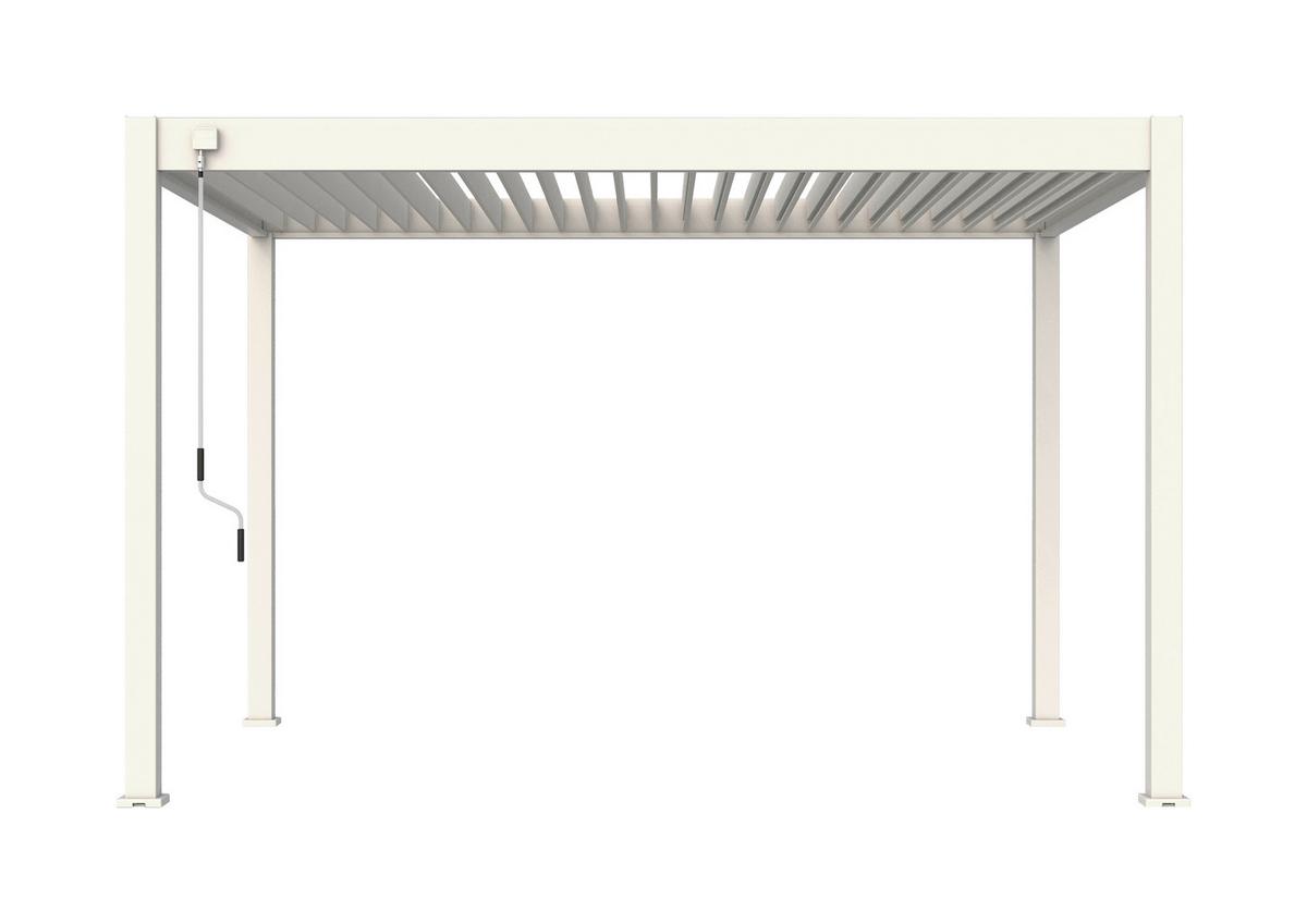 Pavillon Classic ca. 360x255x300 cm Weiß - Weiß, Basics, Metall (360/255/300cm) - Gardenson