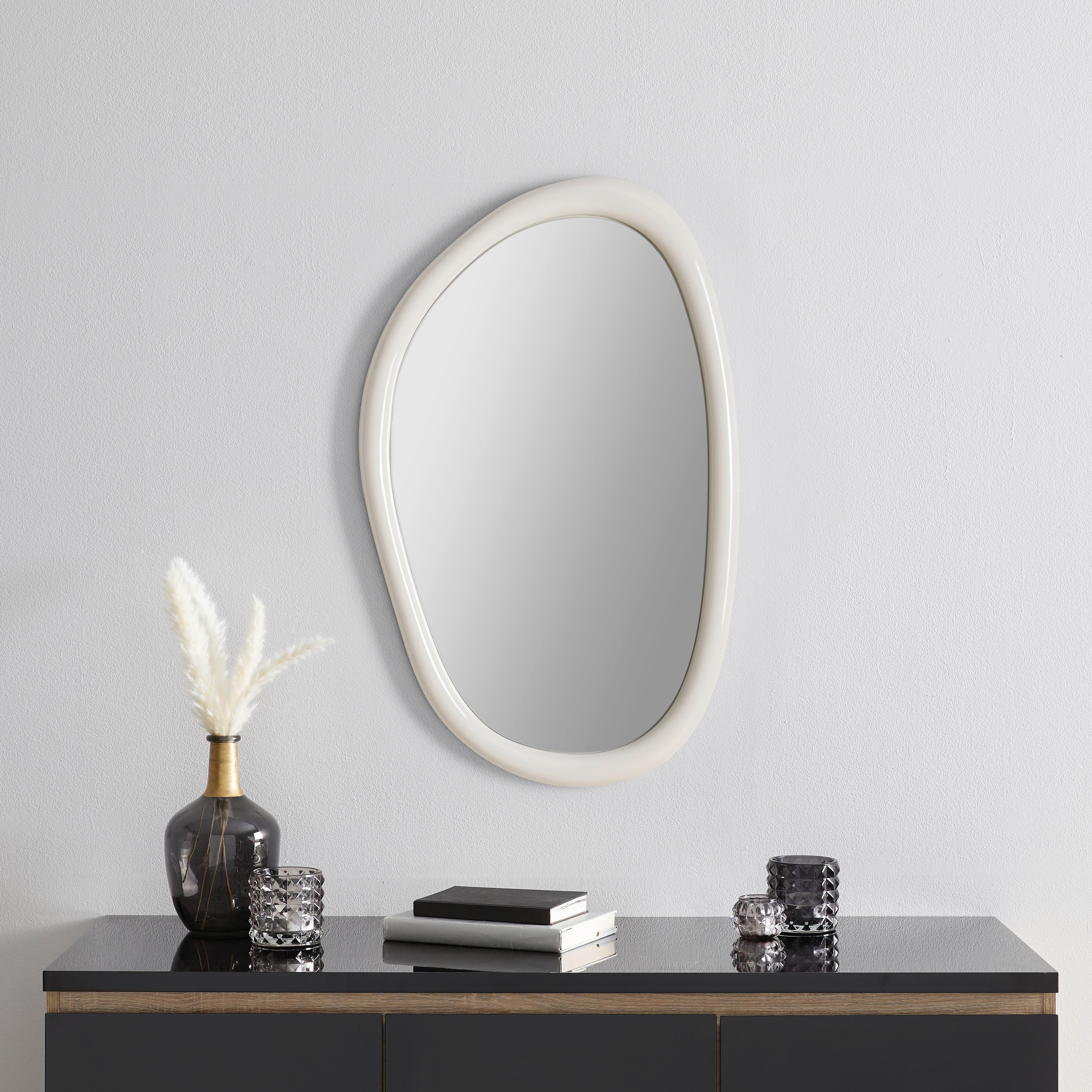 SPEGEL SINA -EXKLUSIV- - kashmir, Modern, trämaterial/glas (56/90/4,5cm) - Mömax