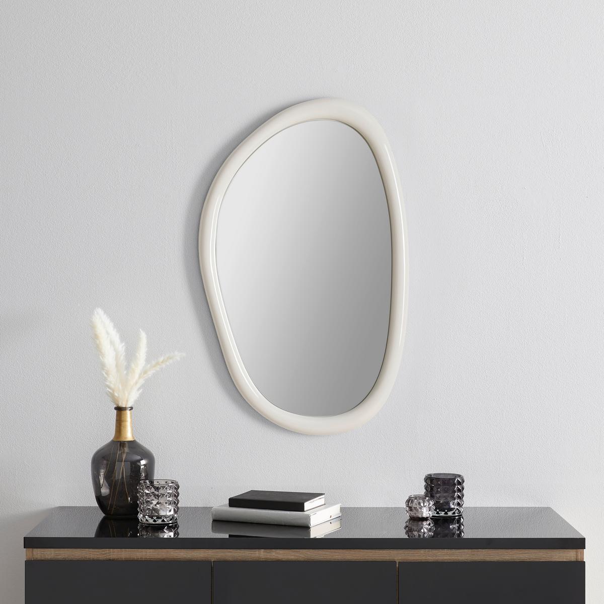 Oglindă SINA - cașmir/crem, Modern, sticlă/material pe bază de lemn (56/90/4,5cm) - Premium Living