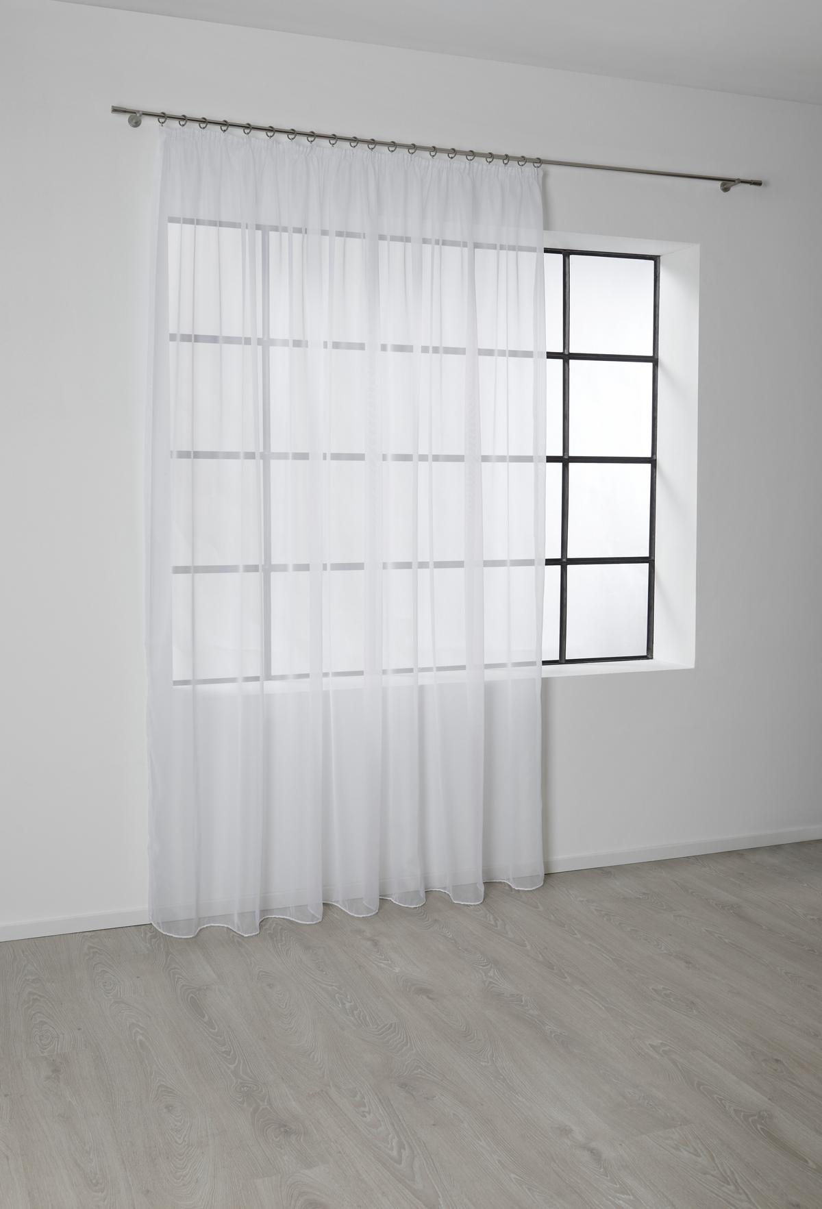Gotova Zavjesa Anna Store 3 -Based- -Akt- - bijela, Konvencionalno, tekstil (300/245cm) - Based