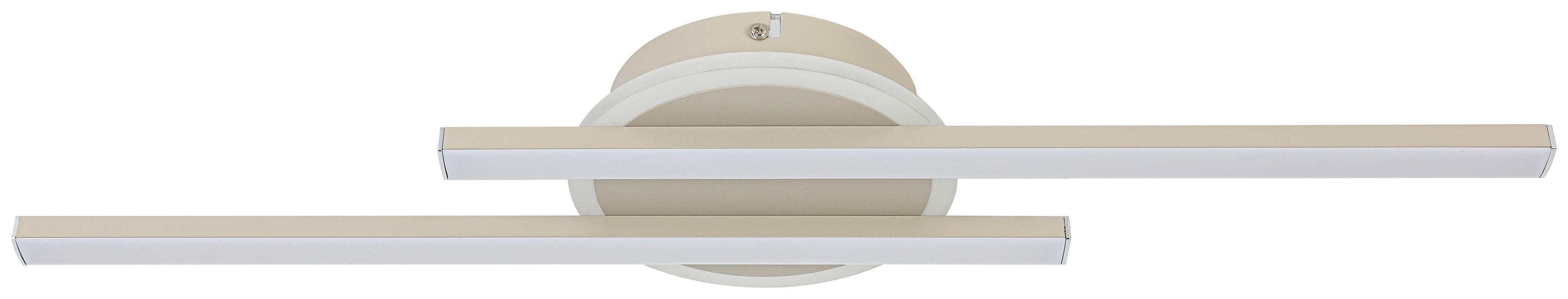 LED-TAKLAMPA OLGA - sandfärgad, Modern, metall/plast (58/15/5cm) - Mömax