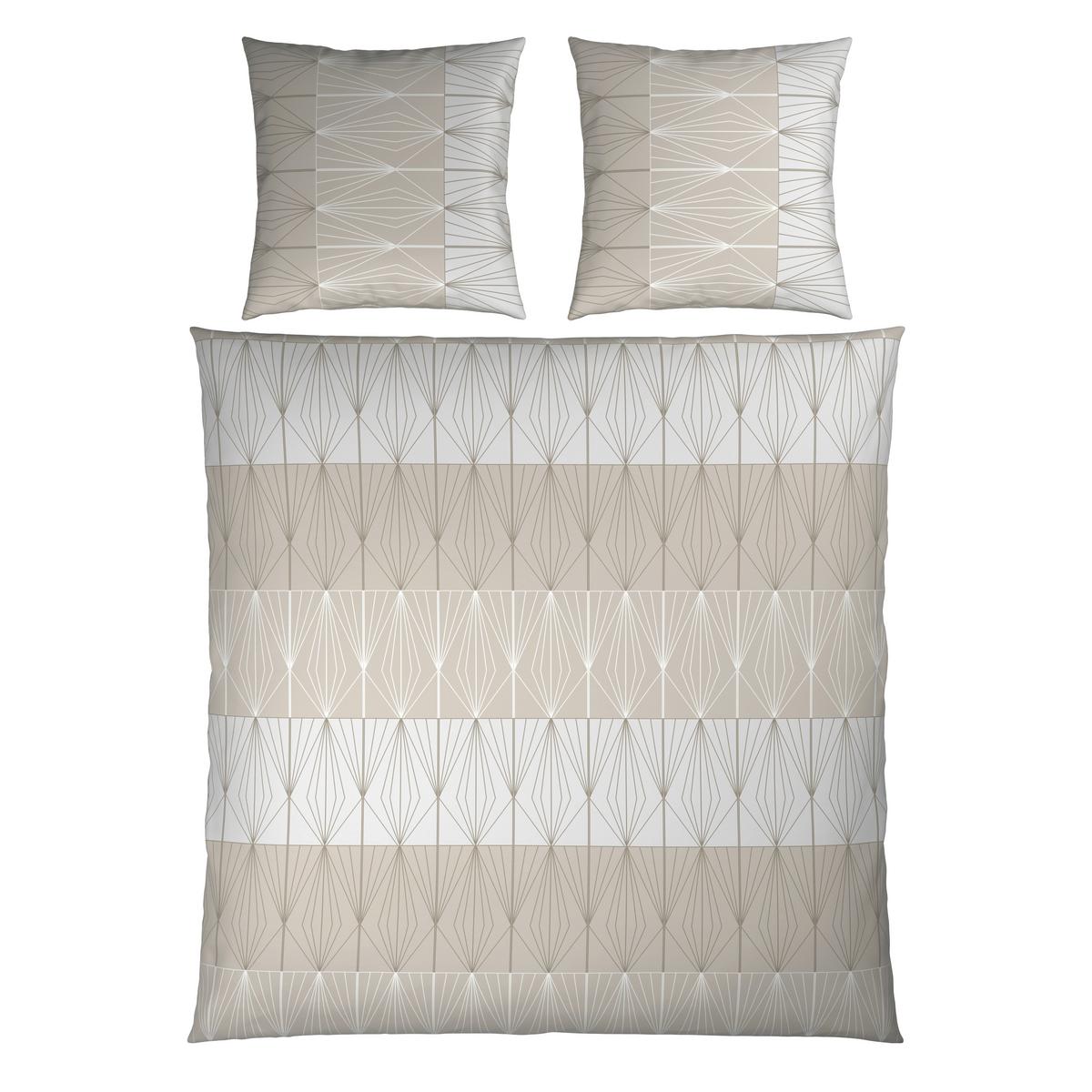 Bettwäsche Dubai XXL Perlmutt ca. 200x200cm - Perlmutt, Textil (200/200cm) - Mömax