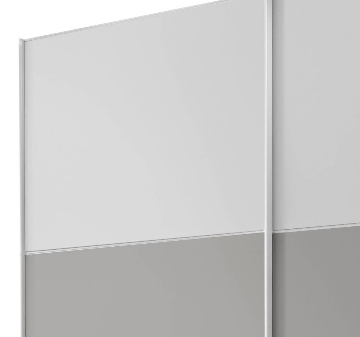 Ormar S Kliznim Vratima Includo - bijela/siva, Moderno, drvni materijal (188/222/68cm) - Premium Living