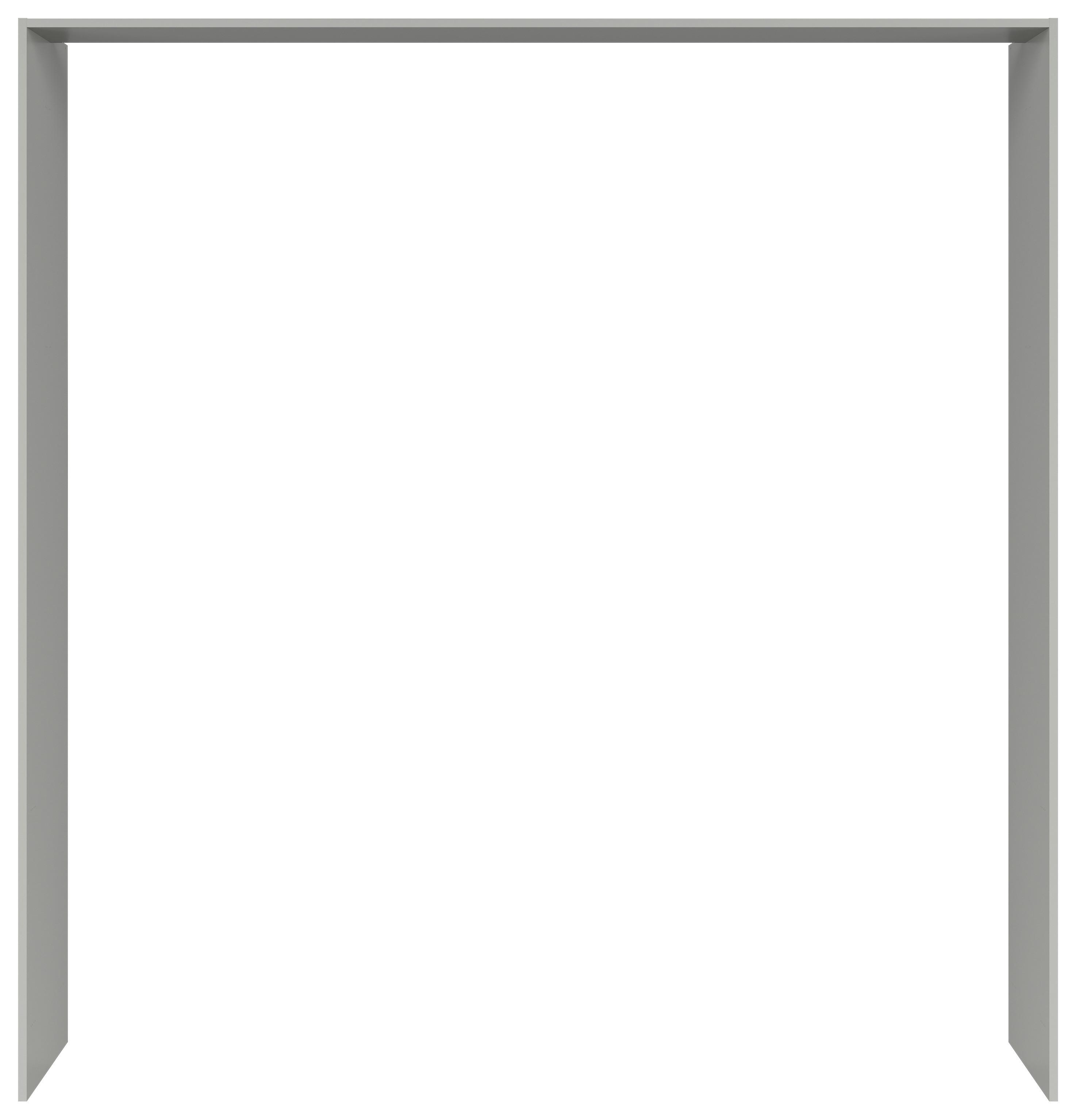 Passepartoutrahmen Paspt Chinchilla Grau - Eiche grau, Basics, Holzwerkstoff (213,7/222,7/58,5cm) - Visiona