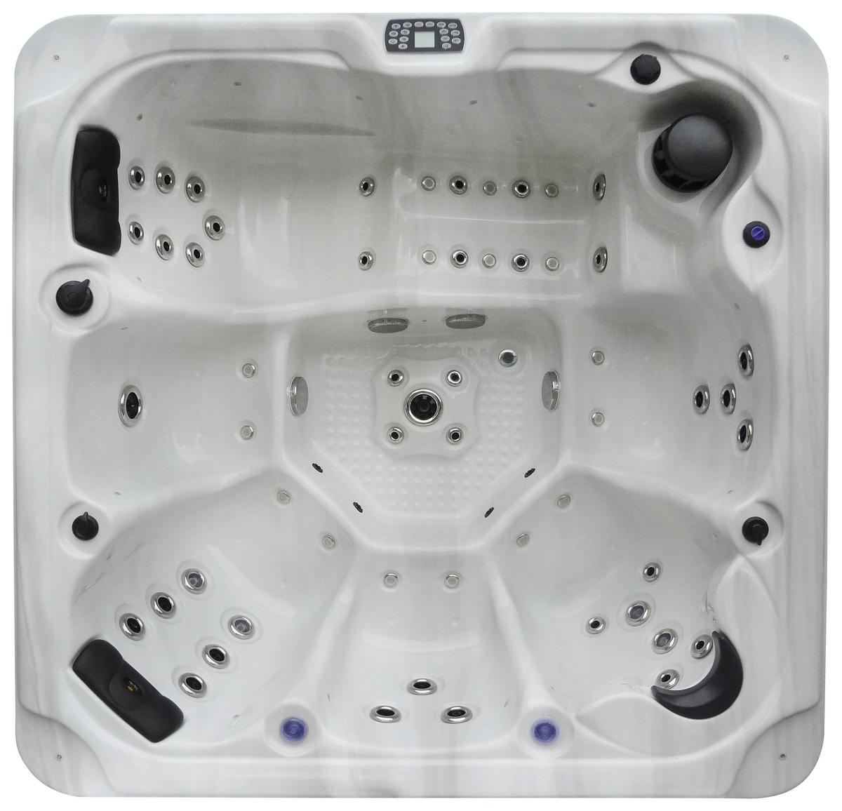 Jacuzzi Oasis Maxi - fehér, műanyag/fém (210/92/210cm) - Sanotechnik
