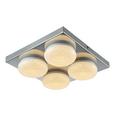 LED-Deckenleuchte Pete, max. 3,5 Watt - Chromfarben, ROMANTIK / LANDHAUS, Kunststoff/Metall (28/6,5cm) - MÖMAX modern living