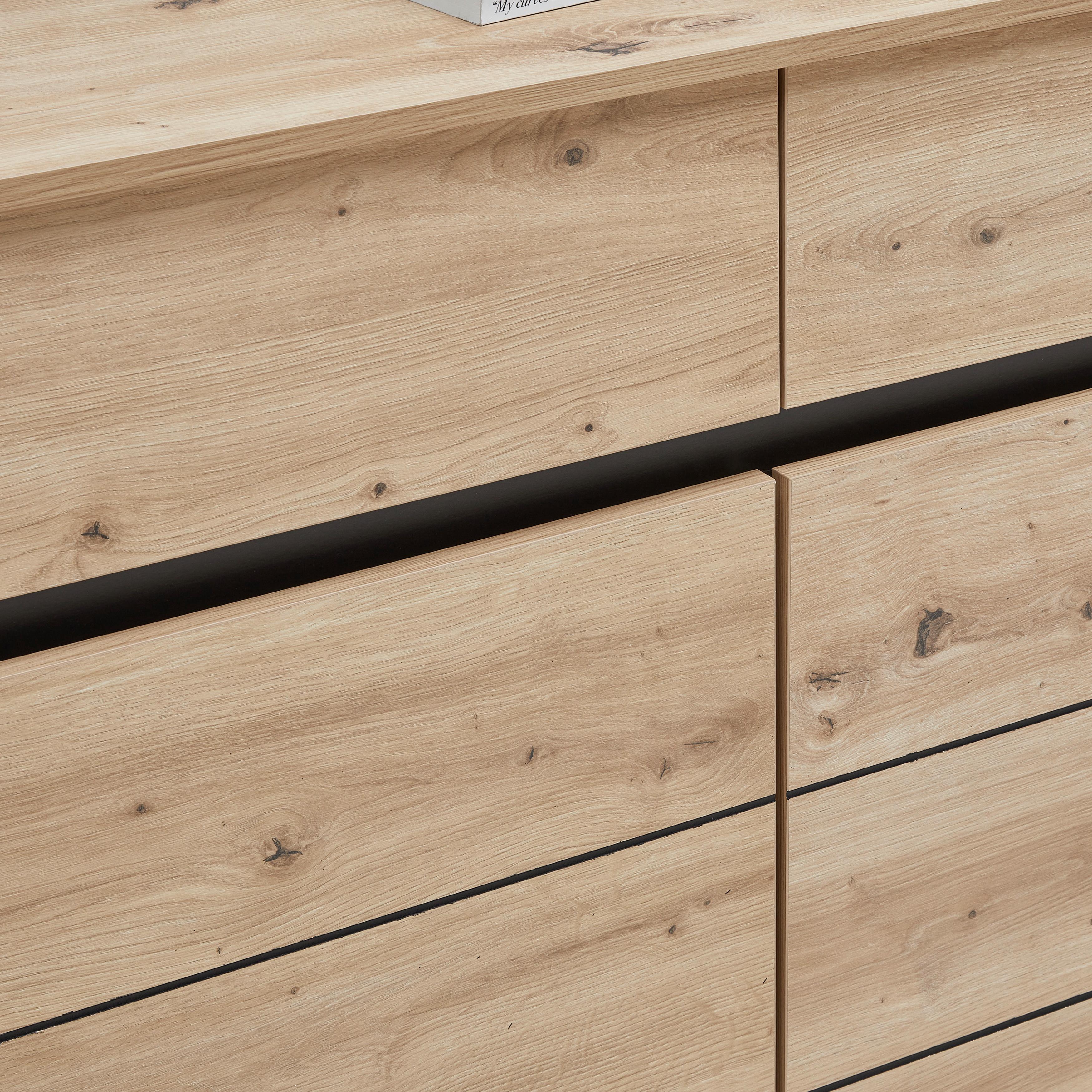 Sideboard Arran Eiche Artisan - Eiche Artisan, MODERN, Holzwerkstoff (157/90/40cm) - Mömax