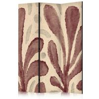 Paravent Braun/Beige - Beige/Braun, Basics, Textil (135/172/3cm) - artgeist