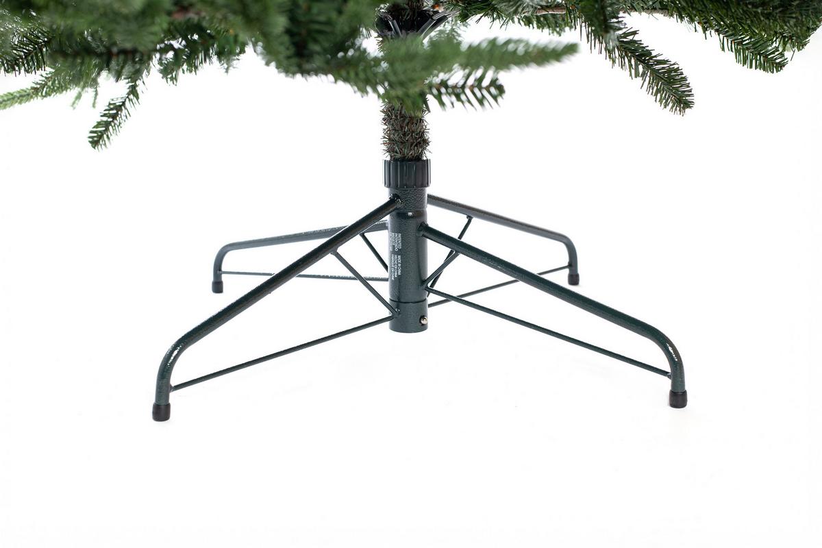 Weihnachtsbaum Evergreen Sherwood Grün H: ca. 210cm - Waldgrün, Basics, Kunststoff (134/210cm)