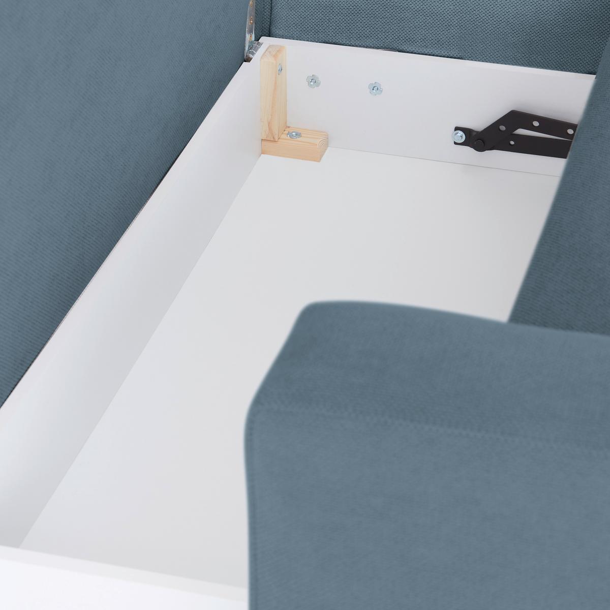 Coltar BERGAMO - albastru deschis, Modern, textil (238/162cm) - Mömax