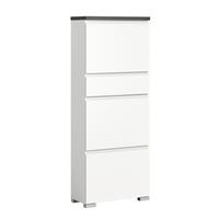 Omara Za Čevlje Shoelove, Bela, Siva - siva/bela, Moderno (60/152/27cm) - Mömax