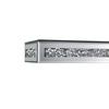 TABLETTE MURALE ZOE -SB- - couleur argent, LIFESTYLE, matière synthétique/verre (50/5,5/15cm) - Mömax
