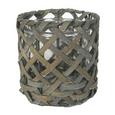 Windlicht Antonia Grau - Grau, ROMANTIK / LANDHAUS, Glas/Holz (11,5/11,5cm) - Mömax modern living Windlicht Antonia Grau - Grau, ROMANTIK / LANDHAUS, Glas/Holz (11,5/11,5cm) - Mömax modern living