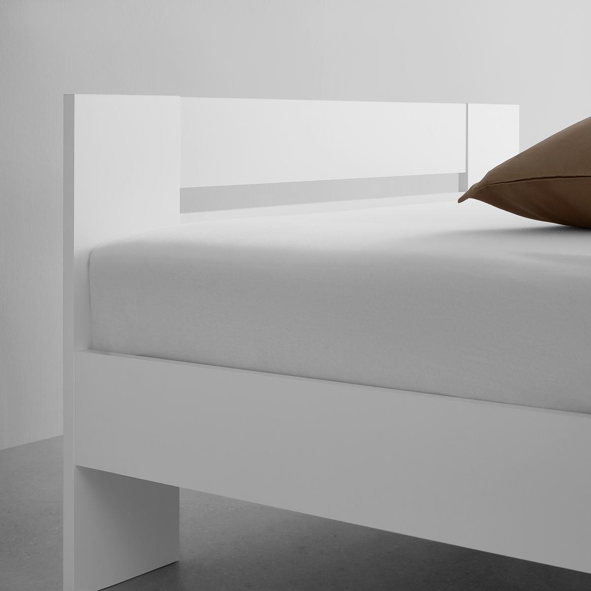 Bett Madrid Weiß ca. 120x200cm - Weiß, MODERN, Holz (120/200cm) - Mömax