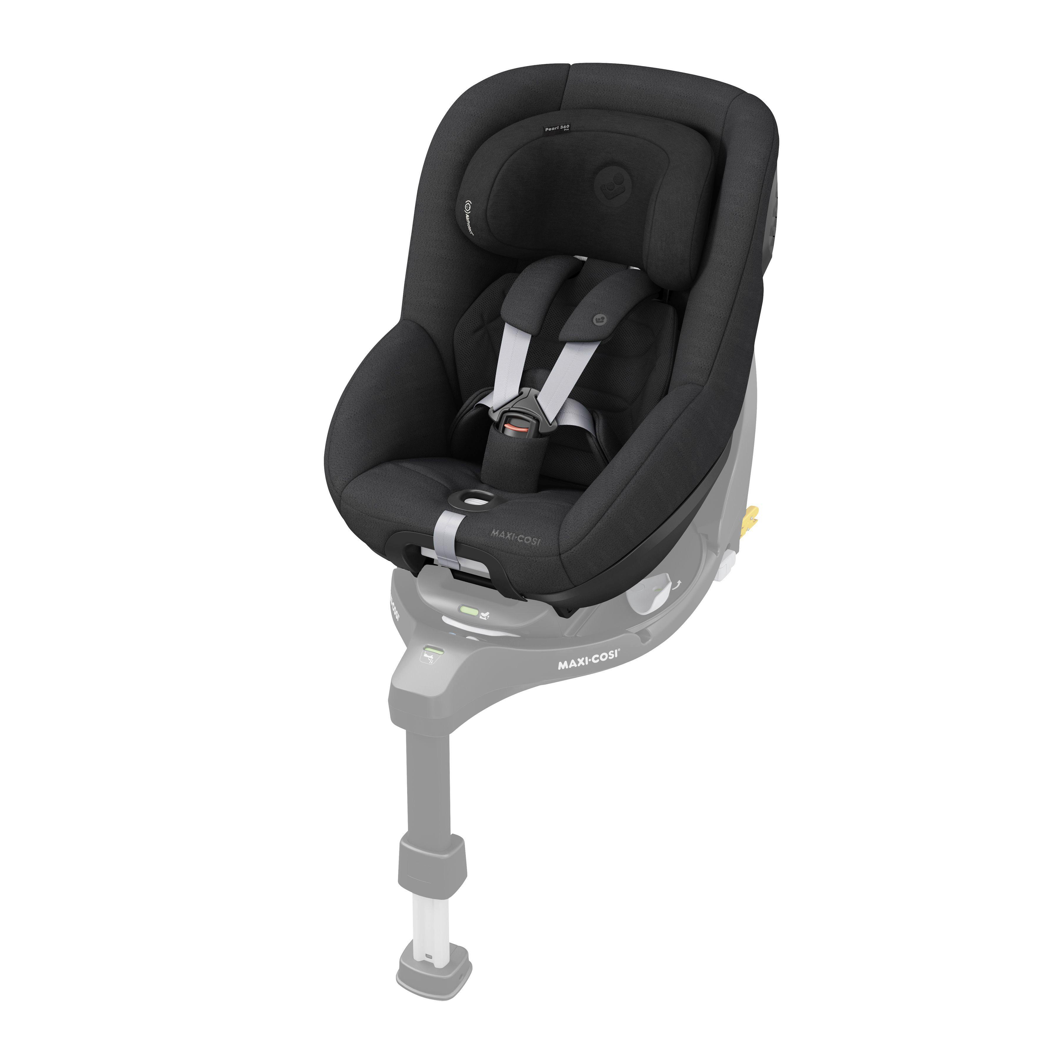 FOTELIK SAMOCHODOWY OBROTOWY PEARL 360 PRO - czarny, Basics, tworzywo sztuczne/metal (43,2/49,6/71,4cm) - Maxi-Cosi