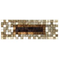 OBRAZ PRZESTRZENNY G120912XL - kolor srebrny/różnokolorowy, Design, tworzywo sztuczne/drewno (180/55cm) - Monee