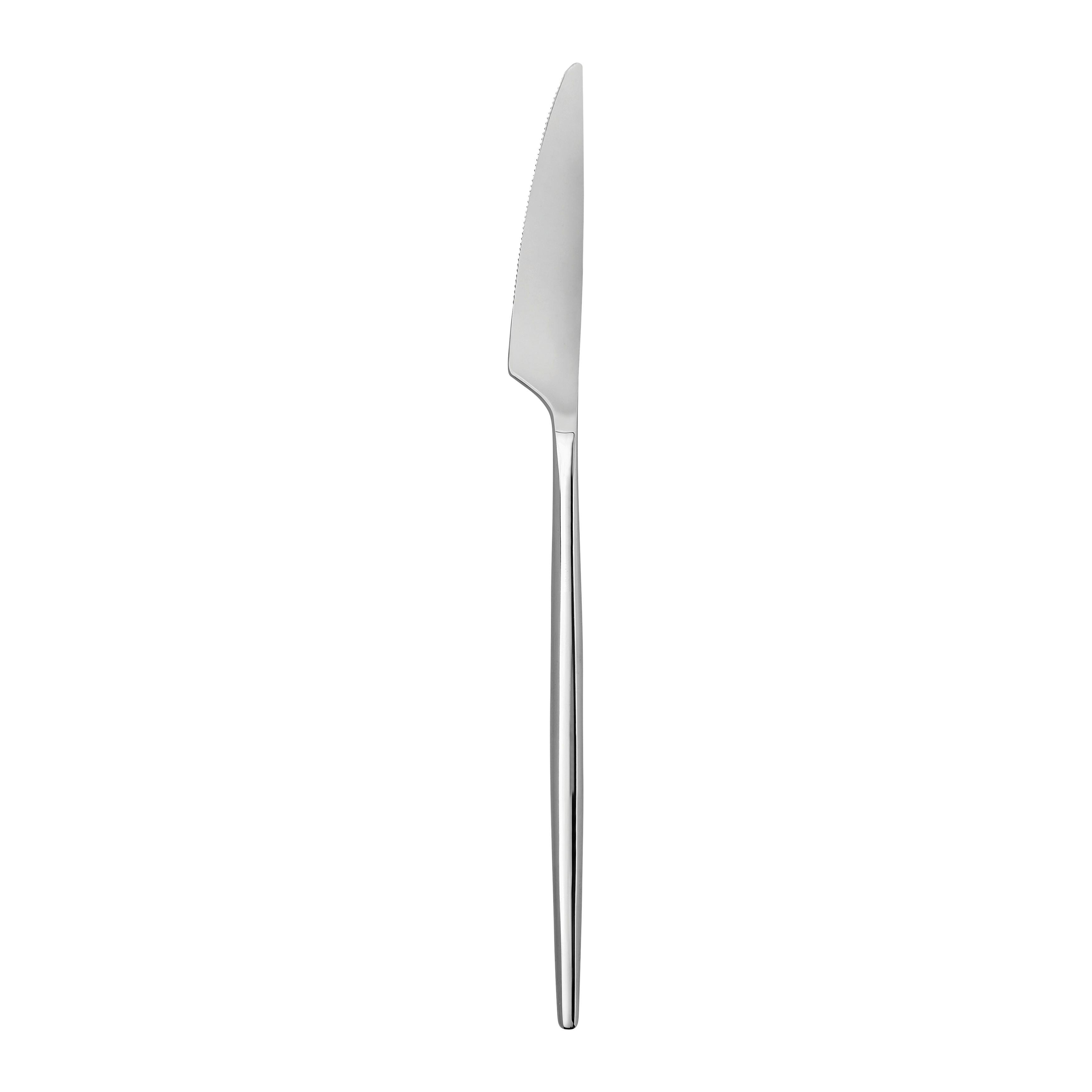 KNIV ELEGANCE - stålfärgad, Modern, metall (23,2cm) - Mömax