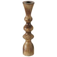 Kerzenhalter Caconda II aus Mangoholz - Naturfarben, LIFESTYLE, Holz (8/30/8cm) - Premium Living