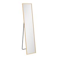 Standspiegel Kevin Goldfarben - Goldfarben, Modern, Glas/Metall (30/150/2,5cm) - Mömax