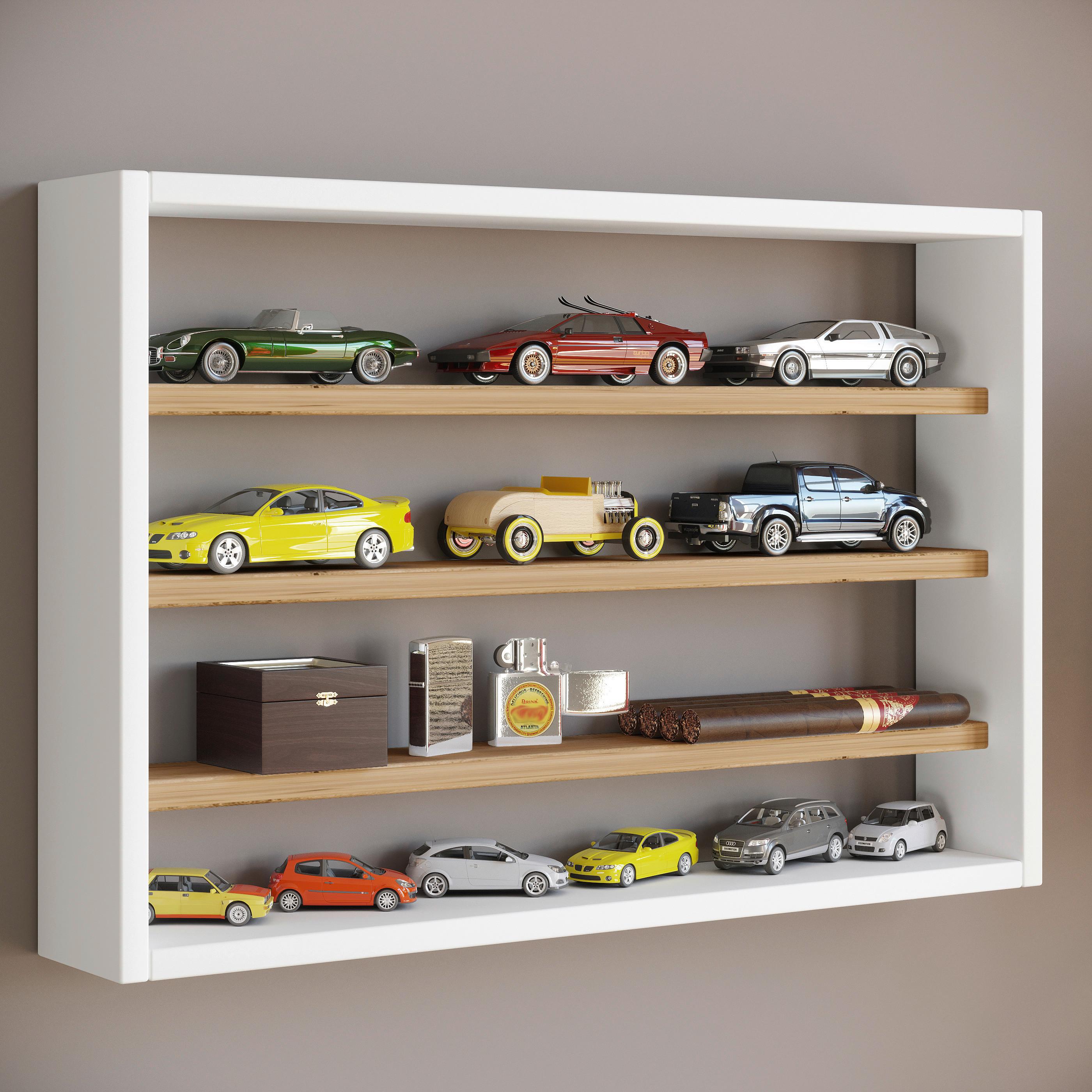 WANDREGAL OSADO M - Honigeiche/Weiss, Design, Holzwerkstoff (60/40/10cm) - MID.YOU