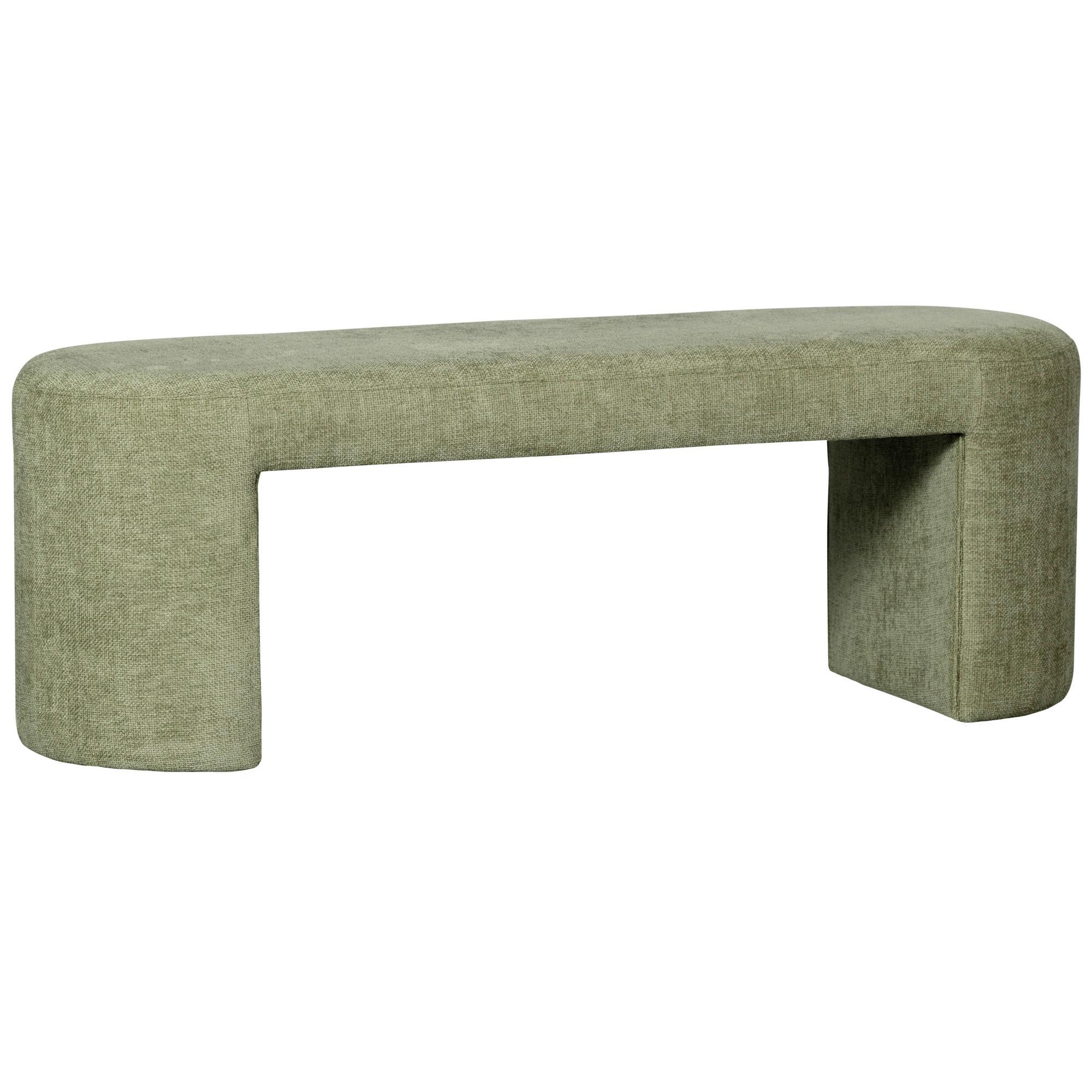 Sitzbank Jacob Olivgrün - Olivgrün, Design, Textil (130/46/46cm) - Livetastic